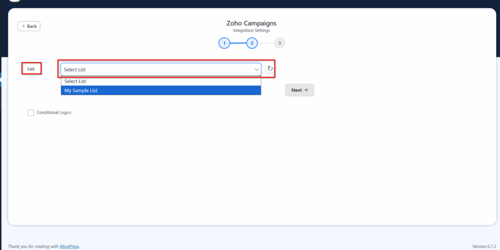 Zoho Campaigns Integration with Contact Form 7